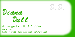 diana dull business card